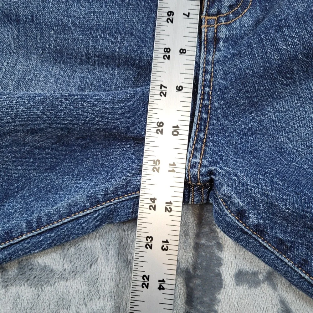Express Womens Size 10 Medium Wash Mid‎ Rise Straight Leg Denim Jeans New